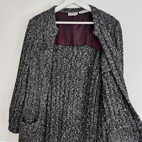 vintage Valentino italy knit sweater cardigan coat maryam nassir zadeh 70s 80s S - Picture 8 of 11